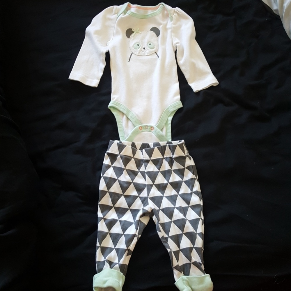 3-6 month Baby Girl Outfit